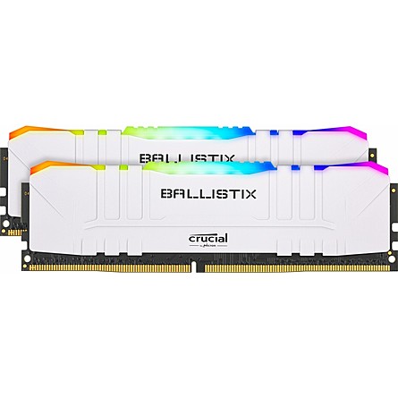Ram Desktop Crucial Ballistix RGB 16GB (2x8GB) DDR4 3600MHz (BL2K8G36C16U4WL)